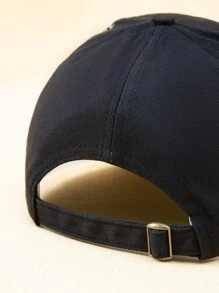 1pc Men's Bohemian Style Sun Hat With Dragon Print & Adjustable Size, Ideal For Casual Wear Street - Black - View 3