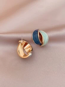 1雙結構耳環 - 彩色 - 查看 2