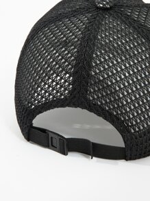 Hombres Gorra de béisbol transpirable - Negro - Ver 3