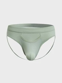 Men Solid Jockstrap Sexy Underwear - Mint Green - View 4