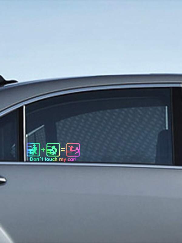 Letter Graphic Car Sticker SHEIN USA