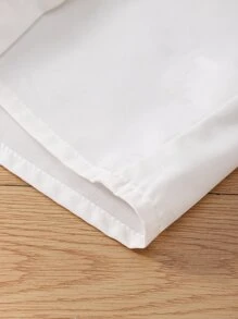 年輕女孩荷葉邊飾peter Pan領襯衫 - 白色 - 查看 8