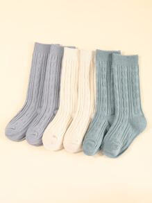 3 cặp tất đầu gối rắn cho bé - Nhiều màu - Xem 1