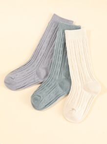 3 cặp tất đầu gối rắn cho bé - Nhiều màu - Xem 3