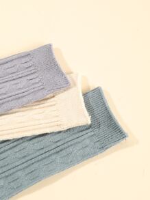 3 cặp tất đầu gối rắn cho bé - Nhiều màu - Xem 4