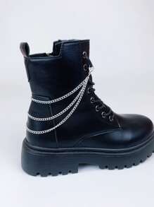 1pc Chain Design Shoe Decoration