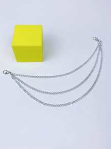 1pc Chain Design Shoe Decoration