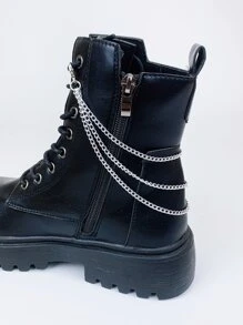 1pc Chain Design Shoe Decoration
