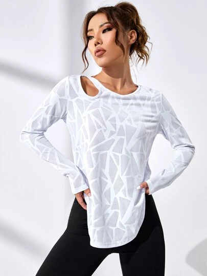 Easithlete Raglan Sleeve Sports Teeworkout Tank Top