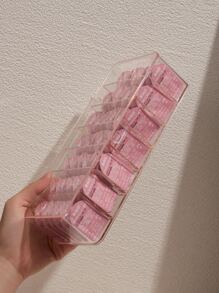 1个 BASIC LIVING 品牌定制隐形眼镜收纳盒 - 粉色 - 查看 9