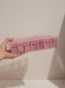 1个 BASIC LIVING 品牌定制隐形眼镜收纳盒 - 粉色 - 查看 10