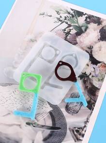 1pc Key Design DIY Silicone Mold - White - View 1