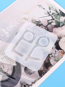 1pc Key Design DIY Silicone Mold - White - View 4