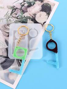 1pc Key Design DIY Silicone Mold - White - View 5