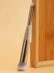 ronshadow 1pc Double-ended Concealer & Nose Contour Brush - Light Grey - View 1