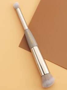 ronshadow 1pc Double-ended Concealer & Nose Contour Brush - Light Grey - View 2