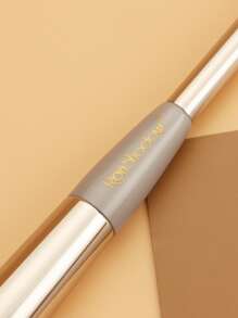 ronshadow 1pc Double-ended Concealer & Nose Contour Brush - Light Grey - View 4