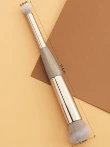 ronshadow 1pc Double-ended Concealer & Nose Contour Brush - Light Grey - View 5