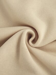 Manfinity Men Eagle Print Kangaroo Pocket Drawstring Hoodie & Sweatpants - Multicolor - View 3