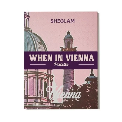 SHEGLAM When In Vienna Palette 23-Clolor Shimmer Glitter Matte Eyeshadow Palette Black Brown Neutral Tone Pearlescent Shimmer Long Lasting High Pigment Smooth Blendable Eyeshadowpink Purple Eyeshadow Brand Beauty Makeup Face Paint Cosmetic For Women Girls Perfect For Spring Summer Ideal For Y2K Fancy Fashion Suitable For Birthday Mother'S Day Gift Rave Party Ready Best Color