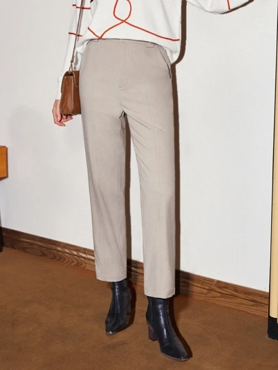 MOTF PREMIUM WOOL-MIX CROPPED PANTS