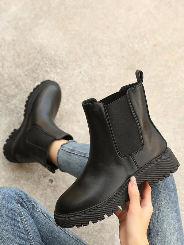 Unisex Chelsea Boots, Simple Slipon Chelsea Boots SHEIN USA