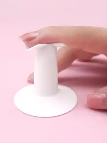 1pc Nail Art Practice Stand - White - View 1
