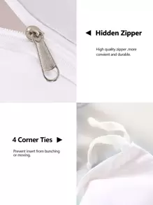 熱氣球和人像圖案被套套裝不附帶內芯 - 彩色 - 查看 5