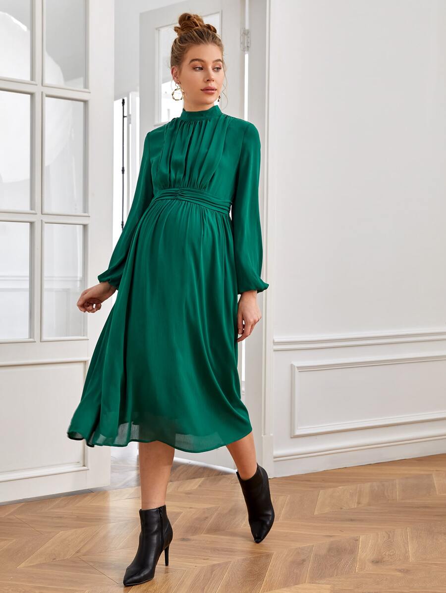 SHEIN 孕婦燈籠袖洋裝