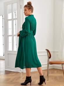 SHEIN 孕婦燈籠袖洋裝