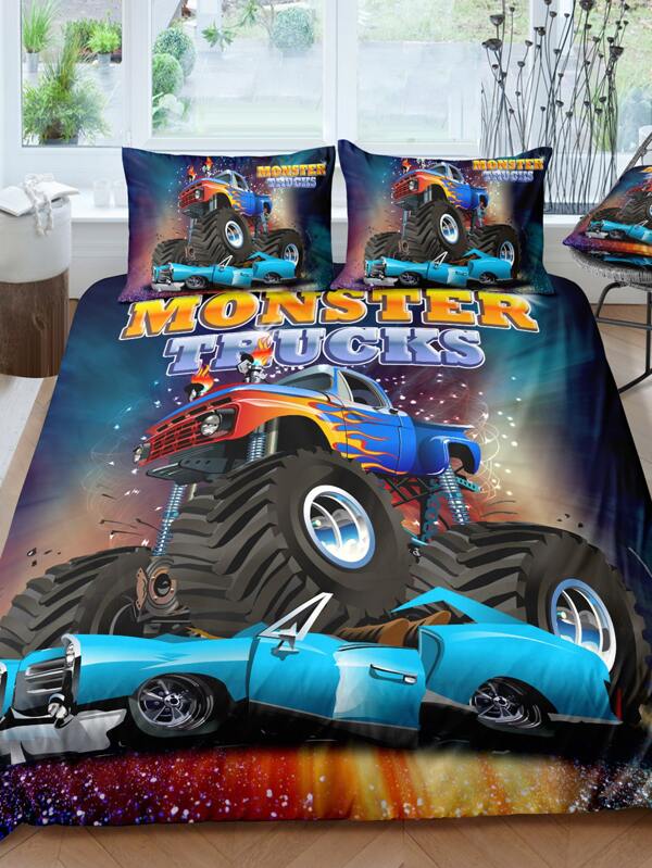 طقم غطاء لحاف بدون حشوة سيارة نمط