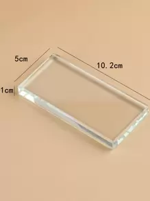 FULL BEAUTY 1片美甲调色盘，美甲用品，美甲工具，美甲艺术工具，返校季，美甲，美甲贴片工具 - 無色 - 查看 4