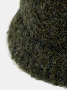 MOTF PREMIUM WOOL-MIX SOLID BUCKET HAT - Dark Green - View 4