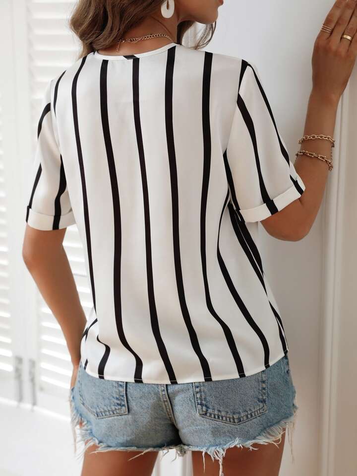 blusa shein rayas