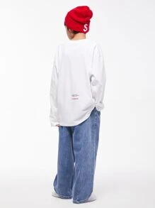Tween Boy Color Blocking Star Pattern Denim Pants, Street Dance Jeans For Spring And Autumn