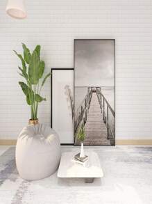 1pc 3D Wall Sticker, Wallpaper Self-adhesive Foam Soft Brick, DIY Home Kitchen Living Room Decoration, Waterproof Classroom Sticker Graffiti Wall Sticker, Home Decor - White - View 5