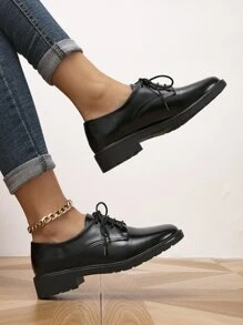 Damskor med snörning, Oxford-loafers, höst/vinter