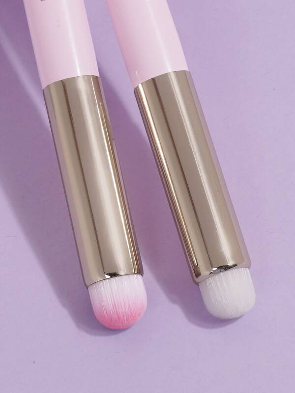 2個 文字グラフィック リップブラシ , ポータブル , 適す 用 両方 初心者 と プロフェッショナル , ラウンドヘッド リップ ブラシ