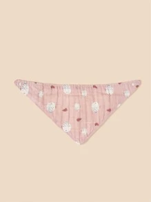 3pcs/Pack Infant Bib With Cute Heart & Pony Prints - Multicolor - View 3