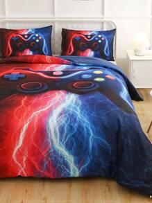 遊戲手柄圖案被套套裝不附帶內芯 - 彩色 - 查看 6