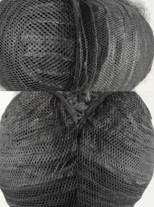 1 件黑色蓬松大爆炸假发，适合派对、节日、体育迷、万圣节、圣诞节、化妆舞会、小丑服装 - 黑色 - 查看 6