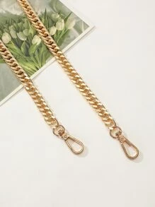 1pc 60cm Regular Metal Bag Chain, Lightweight Multi-Purpose Bag Accessories - Gold - View 3