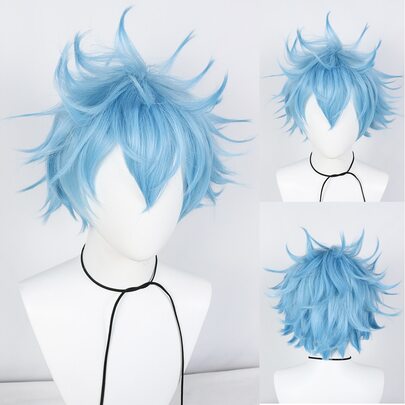 Cosplay Short Straight Synthetic Wig With Bangs