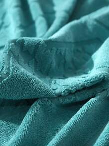 1 pieza Funda de sofá con patrón de estrella elástico - verde menta - Ver 3