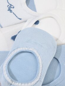 4雙印花船襪 - 彩色 - 查看 3