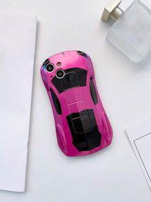 Cartoon Car Design Phone Case - Multicolor - View 2