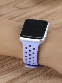 Silicone Watchband Compatible With Apple Watch