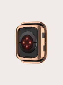 Vỏ đồng màu tương thích với Apple Watch - Hoa hồng vàng - Xem 2