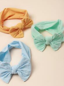 6pcs Baby Bow Knot Hair Band - Multicolor - View 5