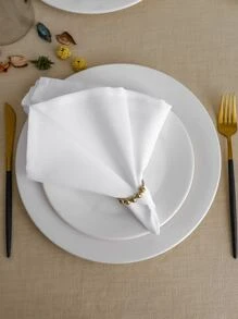 6pcs Solid Cloth Napkin
